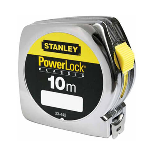 Зображення товару Рулетка вимірювальна STANLEY "Powerlock®", 10мх25мм, в пластмасовому корпусі. Зображення Рулетка вимірювальна STANLEY "Powerlock®", 10мх25мм, в пластмасовому корпусі.
