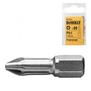 Біта торсіонна DeWALT "Extra Grip" Ph1, L=25мм,20шт, шт