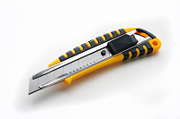 Ніж висувний 18мм прогумований, автозамок [12]