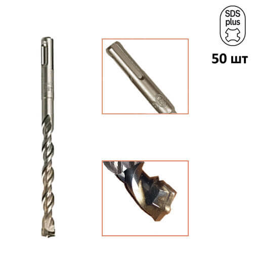Зображення товару Бури DeWALT SDS-Plus EXTREME2 6х100х160 мм, 50 шт., шт Зображення Бури DeWALT SDS-Plus EXTREME2 6х100х160 мм, 50 шт., шт