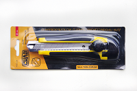 Ніж висувний 18мм прогумований, гвинтовий замок [12]