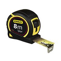 Рулетка вимірювальна STANLEY" Tylon™", 8мх25мм, в пластмасовому корпусі.