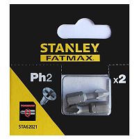 Біта посилена TORSION Ph 2 (L=25 мм, 2 шт.), STANLEY