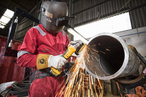 Зображення Шліфмашина кутова - болгарка акумуляторна безщіткова DeWALT DCG405P3 фото 7