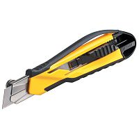 Ніж STANLEY з магазином і стопорним гвинтом, 18-мм висувне лезо з сегментами, що відламуються, 6 зап