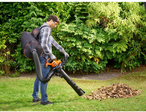 Зображення товару Садовий пилосос електричний BLACK+DECKER BEBLV301 фото 16 Зображення Садовий пилосос електричний BLACK+DECKER BEBLV301 фото 16