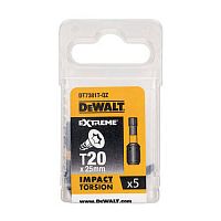 Біта ударна DeWALT IMPACT TORSION, Т20 мм,L раб.=25 мм, 5 штук, шт