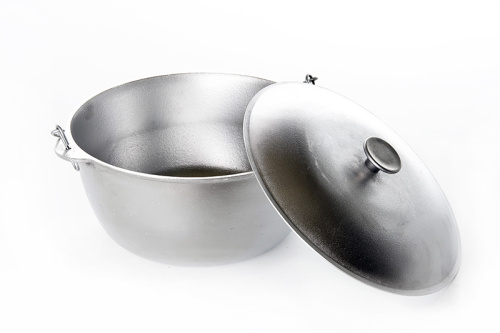 Зображення Казан алюмінієвий з кришкою та дужкою 240мм*4л