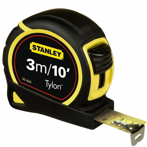 Зображення товару Рулетка вимірювальна STANLEY" OPP Tylon™", 3м/10"х12.7мм, пластиковий корпус з гумовими вставками, Зображення Рулетка вимірювальна STANLEY" OPP Tylon™", 3м/10"х12.7мм, пластиковий корпус з гумовими вставками,