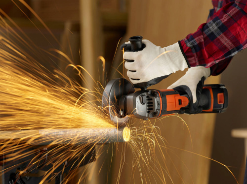 Зображення товару Шліфмашина кутова - болгарка акумуляторна BLACK+DECKER BCG720N фото 11 Зображення Шліфмашина кутова - болгарка акумуляторна BLACK+DECKER BCG720N фото 11