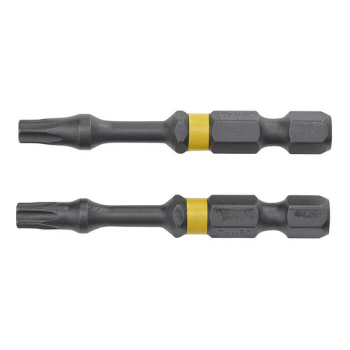 Зображення товару Біта ударна DeWALT IMPACT TORSION, T25мм, L=50мм, 2шт. фото 2 Зображення Біта ударна DeWALT IMPACT TORSION, T25мм, L=50мм, 2шт. фото 2