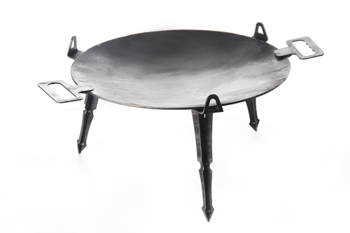 Зображення товару Пательня туристична з ручками 480мм товщина 4мм Зображення Пательня туристична з ручками 480мм товщина 4мм