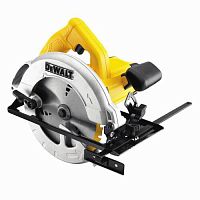 Пилка циркулярна DeWALT, ручна, 1350 Вт, диск 184х16 мм, пропилювання 65 мм, паралельний упор, вага 