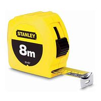 Рулетка вимірювальна STANLEY "GLOBAL TAPE", 8мх25мм, в пластмасовому корпусі.