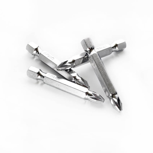 Зображення товару Біта APRO РZ2*50мм хром, 10шт/уп фото 3 Зображення Біта APRO РZ2*50мм хром, 10шт/уп фото 3