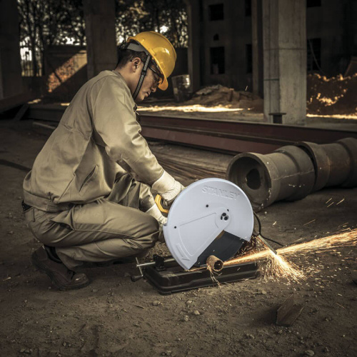 Зображення товару Монтажна пила STANLEY, потужність 2200 Вт, диск 355 мм, глибина різання 125 мм, кабель 3 м фото 6 Зображення Монтажна пила STANLEY, потужність 2200 Вт, диск 355 мм, глибина різання 125 мм, кабель 3 м фото 6