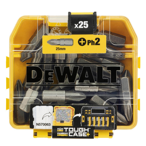 Зображення товару Біта DeWALT Ph2, L=25мм, 25 шт. Зображення Біта DeWALT Ph2, L=25мм, 25 шт.