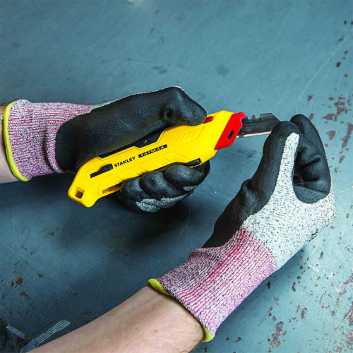 Зображення Ніж STANLEY "FATMAX® Box Box" безпечний з висувним трапецевидним лезом, L= 160 мм, лівобічний фото 6