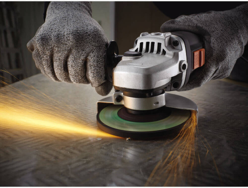 Зображення товару Шліфмашина кутова - болгарка мережева BLACK+DECKER KG912 фото 4 Зображення Шліфмашина кутова - болгарка мережева BLACK+DECKER KG912 фото 4