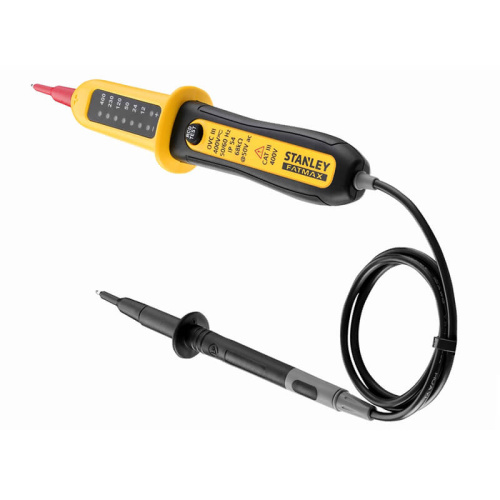 Зображення товару Вольтметр цифровий STANLEY, категорії САТ III, макс. вимірювана напруга 400 В, захист IP 54. Зображення Вольтметр цифровий STANLEY, категорії САТ III, макс. вимірювана напруга 400 В, захист IP 54.