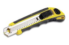 Ніж висувний 18мм, прогумований з фіксатором [12]