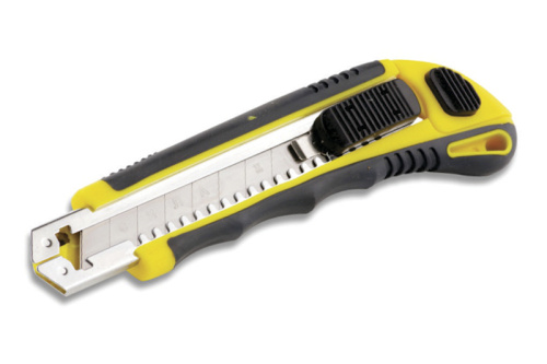 Зображення Ніж висувний 18мм, прогумований з фіксатором [12]