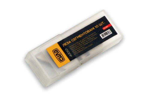 Зображення Леза змінні трапеція 19мм*60мм / 0,6мм (10 шт в пачці) [20]