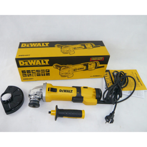 Зображення товару Кутова шліфмашина DeWalt , 1500Вт, 2800-10000об/хв., d=125мм, вага 2,6кг. фото 7 Зображення Кутова шліфмашина DeWalt , 1500Вт, 2800-10000об/хв., d=125мм, вага 2,6кг. фото 7