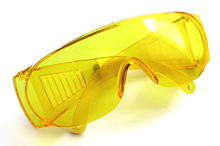 Окуляри захисні стандарт жовті [100]