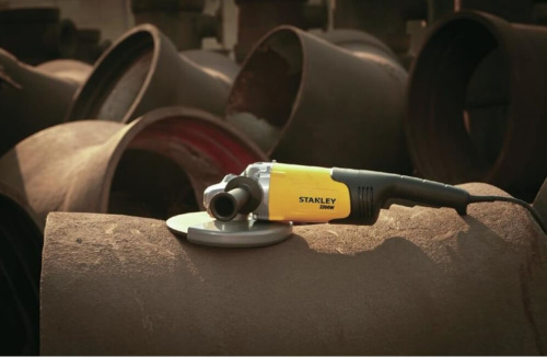 Зображення товару Кутова шліфмашина мережева STANLEY, 2200 Вт, d=230 мм, 6500 об/хв, вага 4.3 кг фото 6 Зображення Кутова шліфмашина мережева STANLEY, 2200 Вт, d=230 мм, 6500 об/хв, вага 4.3 кг фото 6