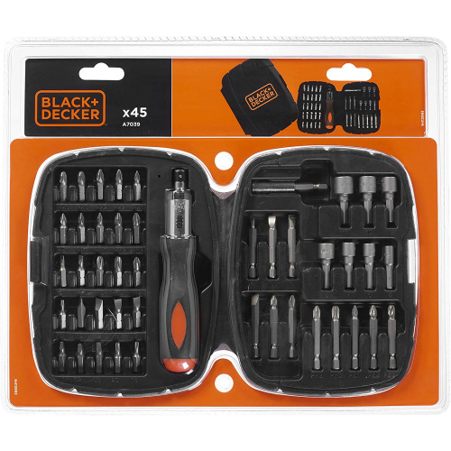 Зображення товару Набір біт BLACK+DECKER A7039 Зображення Набір біт BLACK+DECKER A7039