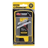 Леза запасні STANLEY " Carbide", трапецевидні, довжина 62мм, висота 19мм, 5шт.