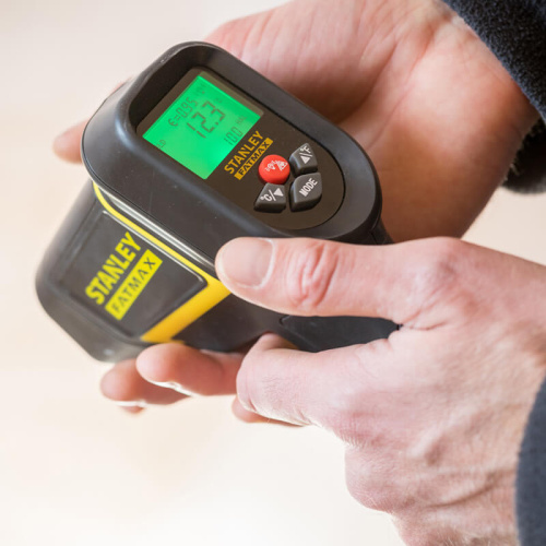 Зображення Термометр інфрачервоний STANLEY"FatMax", діапазон виміру температур від - 50 ° до + 1350 °С, точніст фото 7