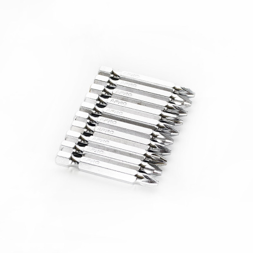 Зображення товару Біта APRO РZ2*50мм хром, 10шт/уп фото 2 Зображення Біта APRO РZ2*50мм хром, 10шт/уп фото 2