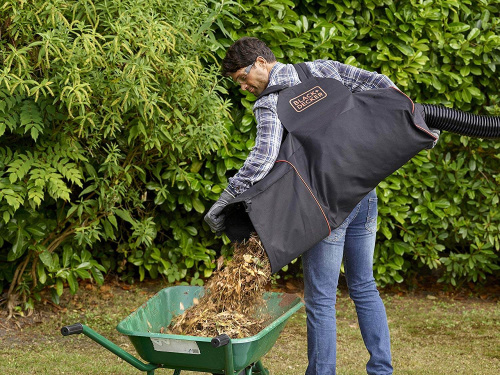 Зображення товару Садовий пилосос електричний BLACK+DECKER BEBLV300 фото 13 Зображення Садовий пилосос електричний BLACK+DECKER BEBLV300 фото 13