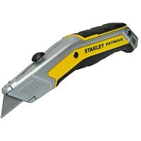 Ніж STANLEY "FATMAX EXO RETRACTABLE KNIFE" з висувним трапецевидним лезом, L= 190мм, з магнітним утр