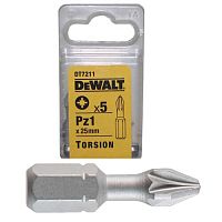 Біти торсіонні DeWALT, Pz1, L=25мм, 5шт, шт