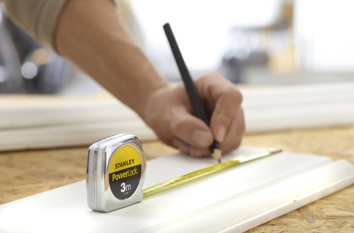 Зображення Рулетка вимірювальна STANLEY "Powerlock®" в хромованому пластмасовому корпусі 3м х 19 мм. фото 5