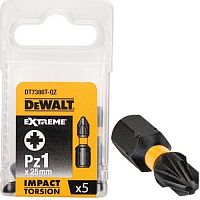 Біта ударна DeWALT IMPACT TORSION EXTREME, PZ1, L=25 мм, 5 штук, шт