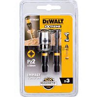 Біта ударна DeWALT IMPACT TORSION, Pz2 мм,L раб.=50 мм, 2 штуки, магнітний тримач 1 шт., шт