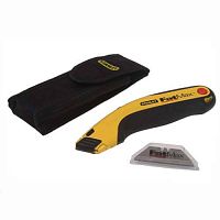 Ніж STANLEY "Fatmax®" з висувним лезом для оздоблювальних робот, L=170мм, чохол + 20 лез .