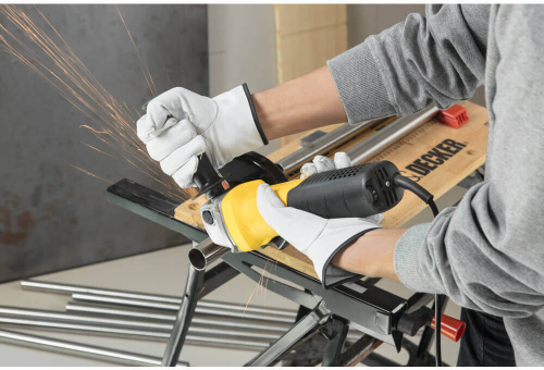 Зображення товару Кутова шліфмашина STANLEY, 1150 Вт, d=125 мм, 2800-11000 об/хв, доп. рукоятка, спец. ключ фото 7 Зображення Кутова шліфмашина STANLEY, 1150 Вт, d=125 мм, 2800-11000 об/хв, доп. рукоятка, спец. ключ фото 7